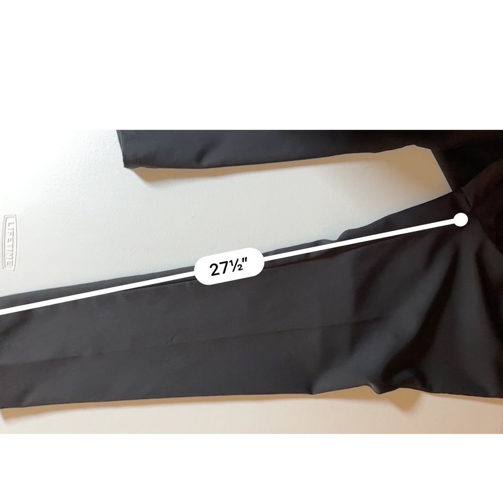 Womens Black Dress Pants Size L‎ Classic Career Office Business Casual Trousers - Picture 7 of 13